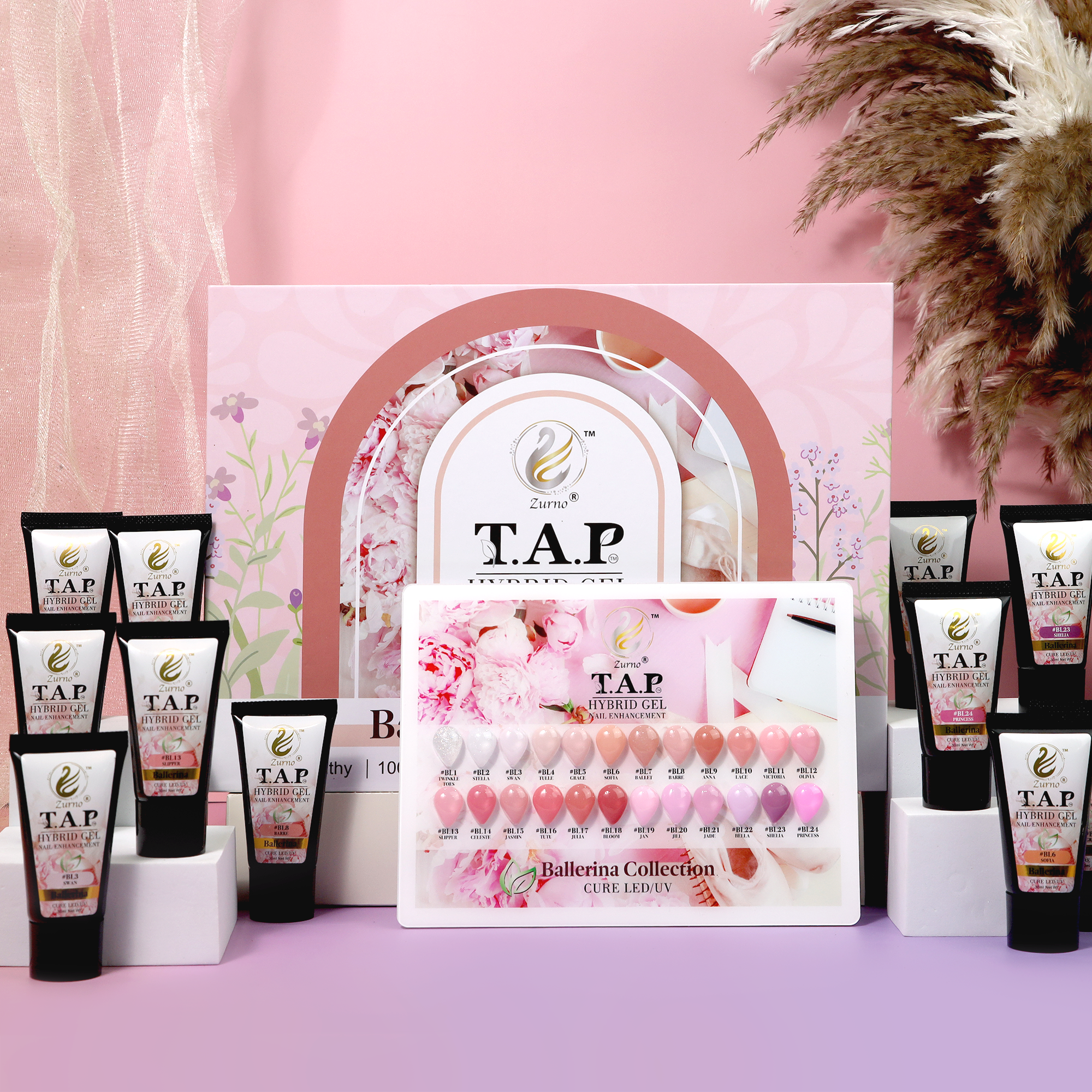 T.A.P Gel | Ballerina Collection - 24 Colors – Nailsjobs by Zurno