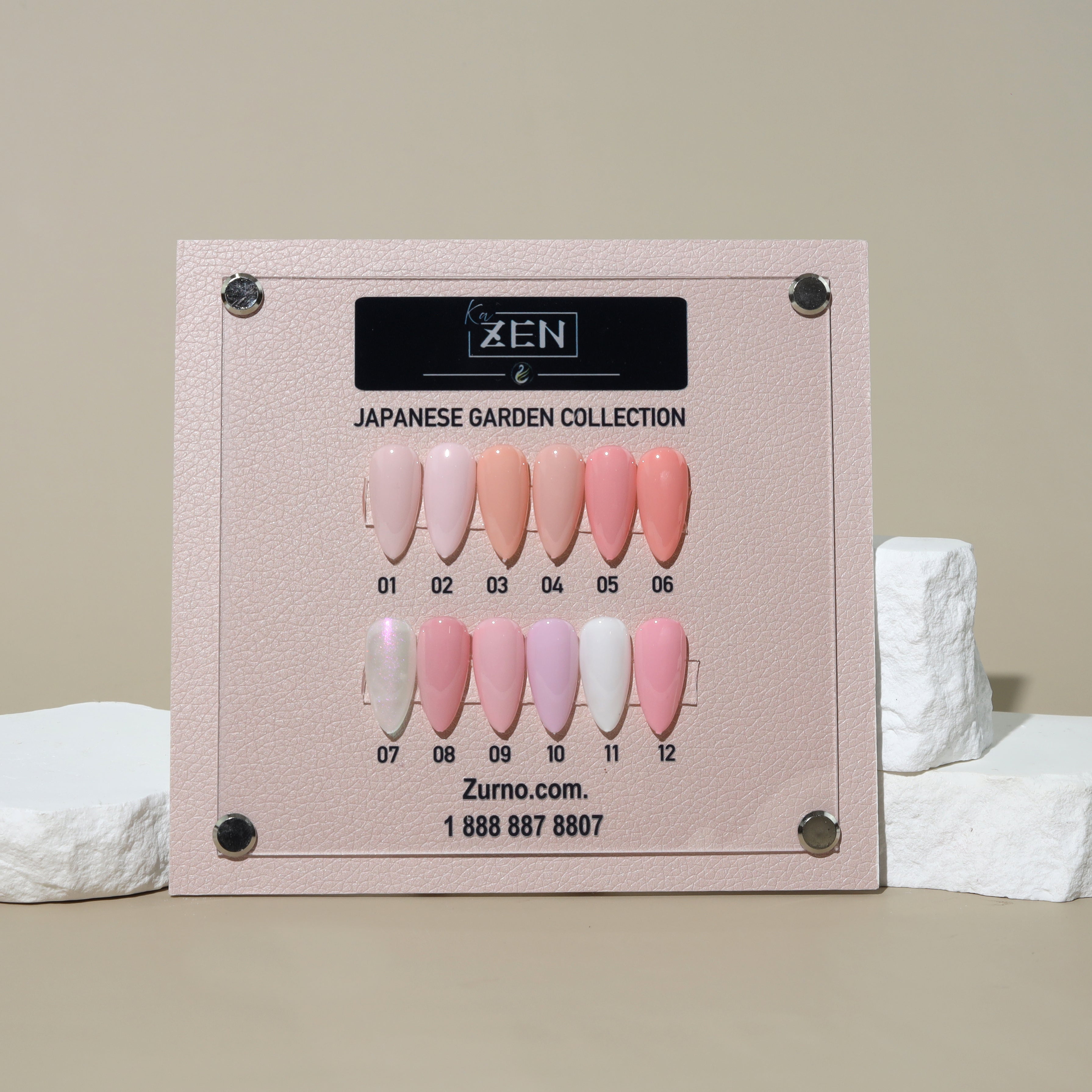 KAZEN - Color Chart Leather – Nailsjobs by Zurno
