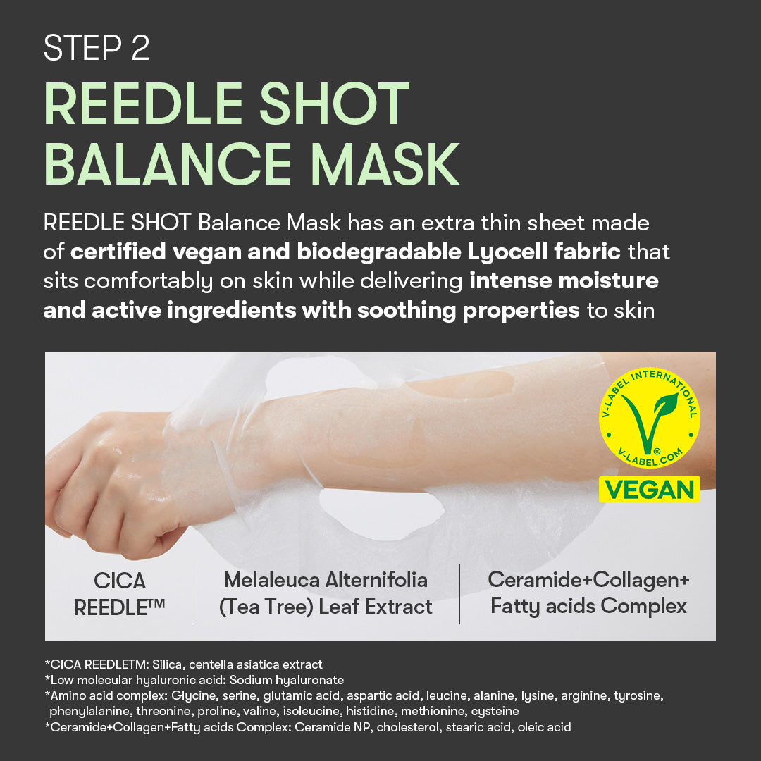 VT COSMETICS - MILD REEDLE SHOT 100 2-STEP MASK