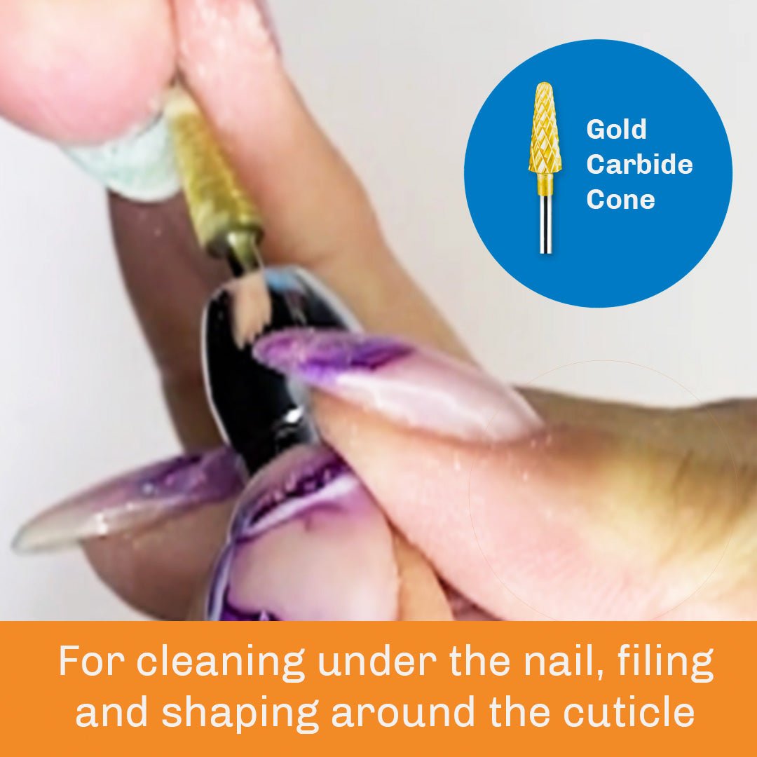 Gold Carbide Cone CC3 Bit