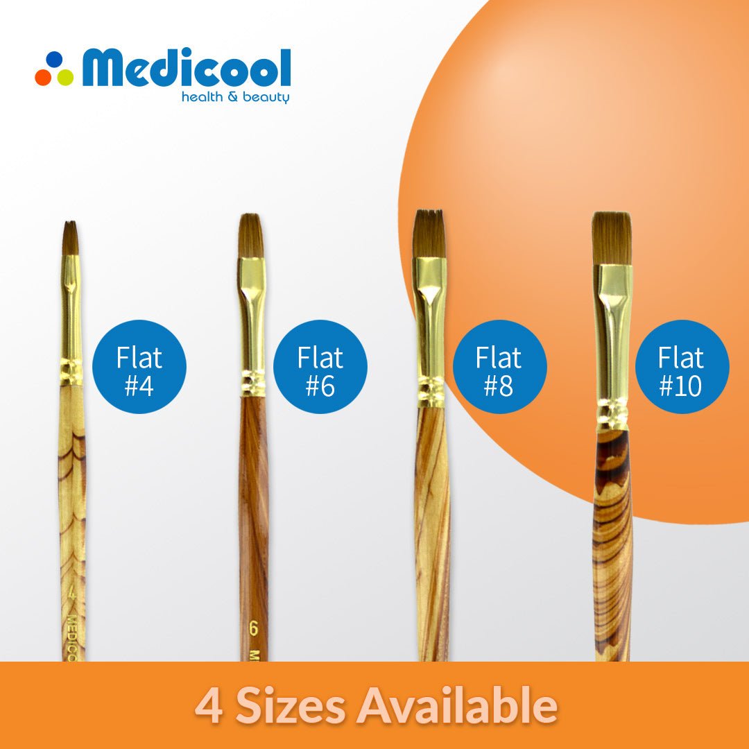 Kolinsky Flat Sable Brushes