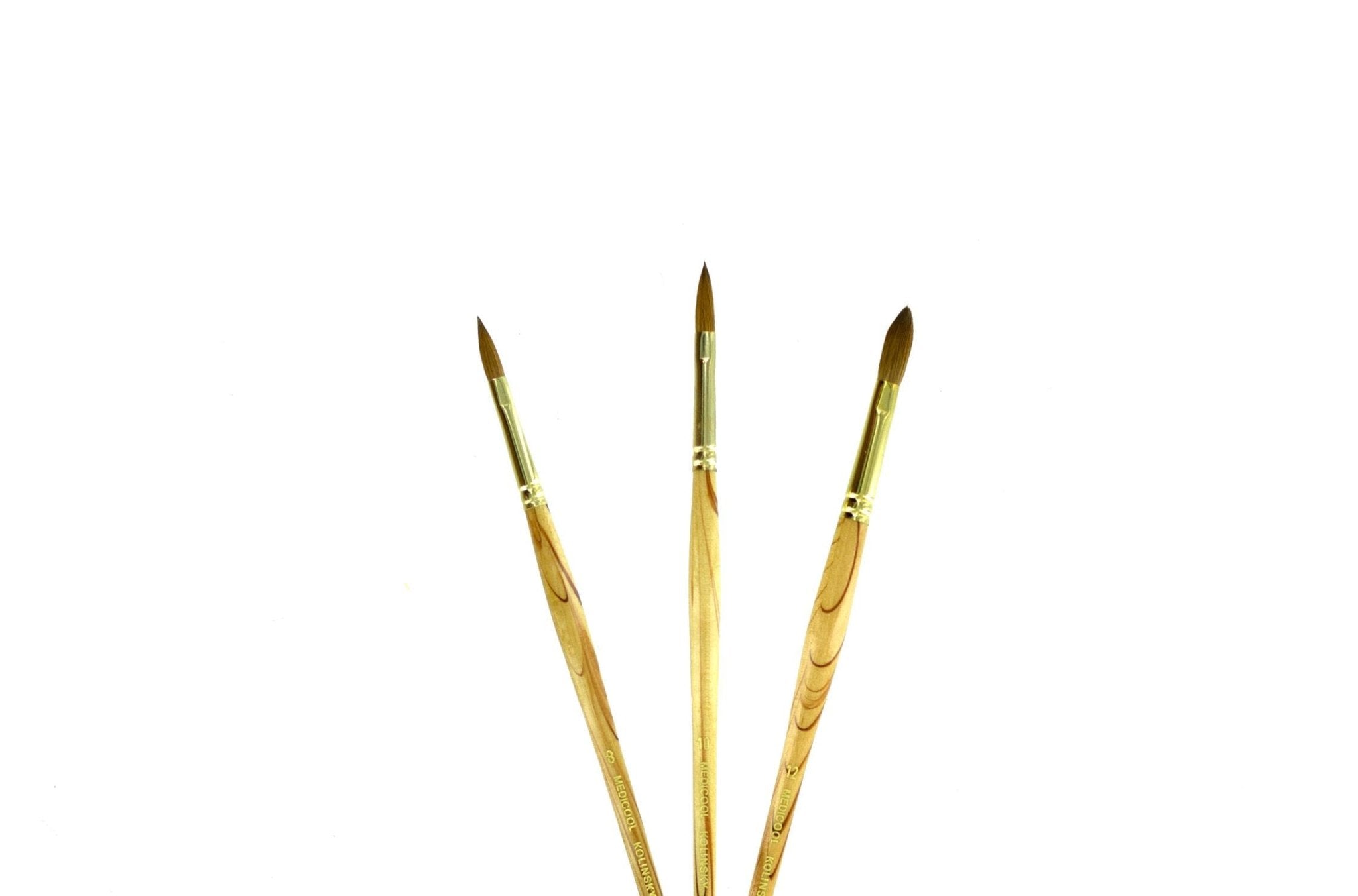 Kolinsky Oval Sable Brushes