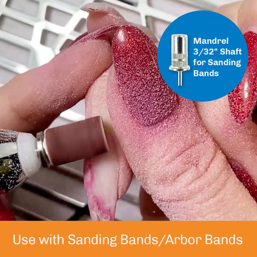 Mandrel 3/32" Shaft -E10- for Sanding Band