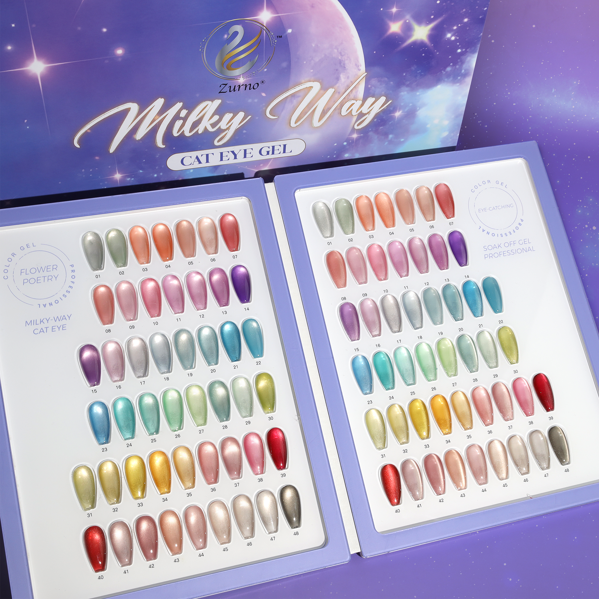 Milky Way Cateye Gel Collection - 48 Colors