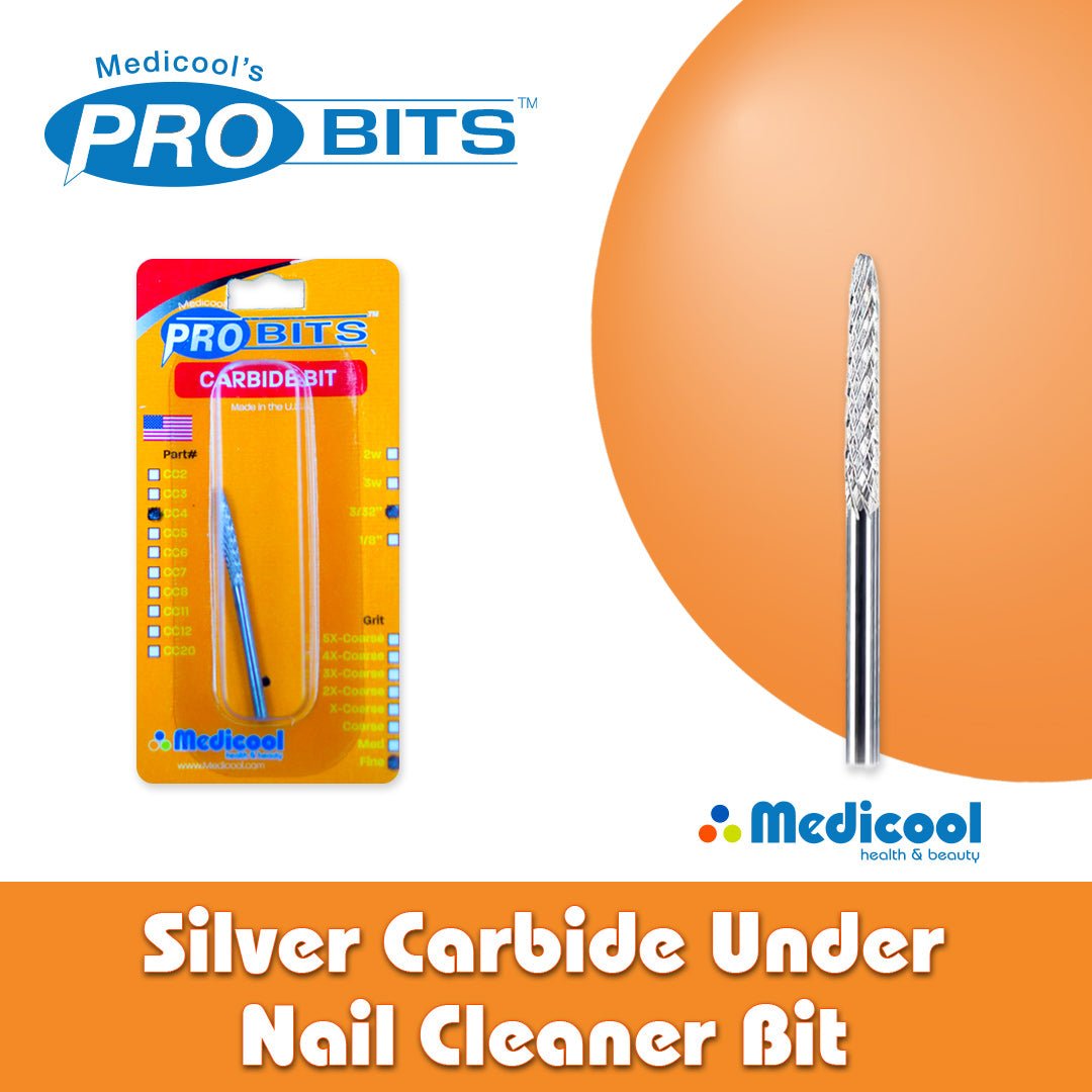 Silver Carbide Under Nail Cleaner CC4 Bit