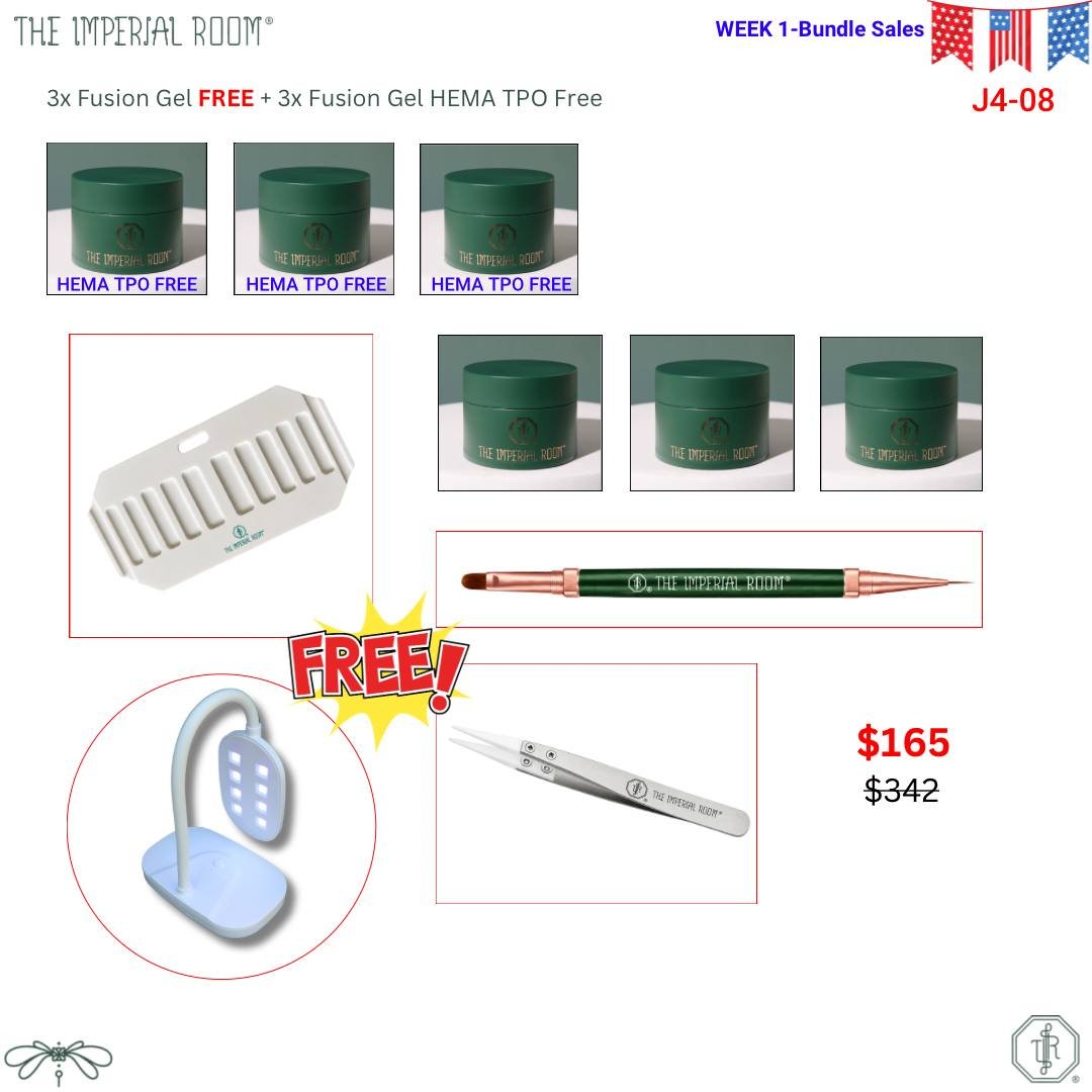 4TH JULY SALE - TIR - Fusion Gel & Accessories Bundle