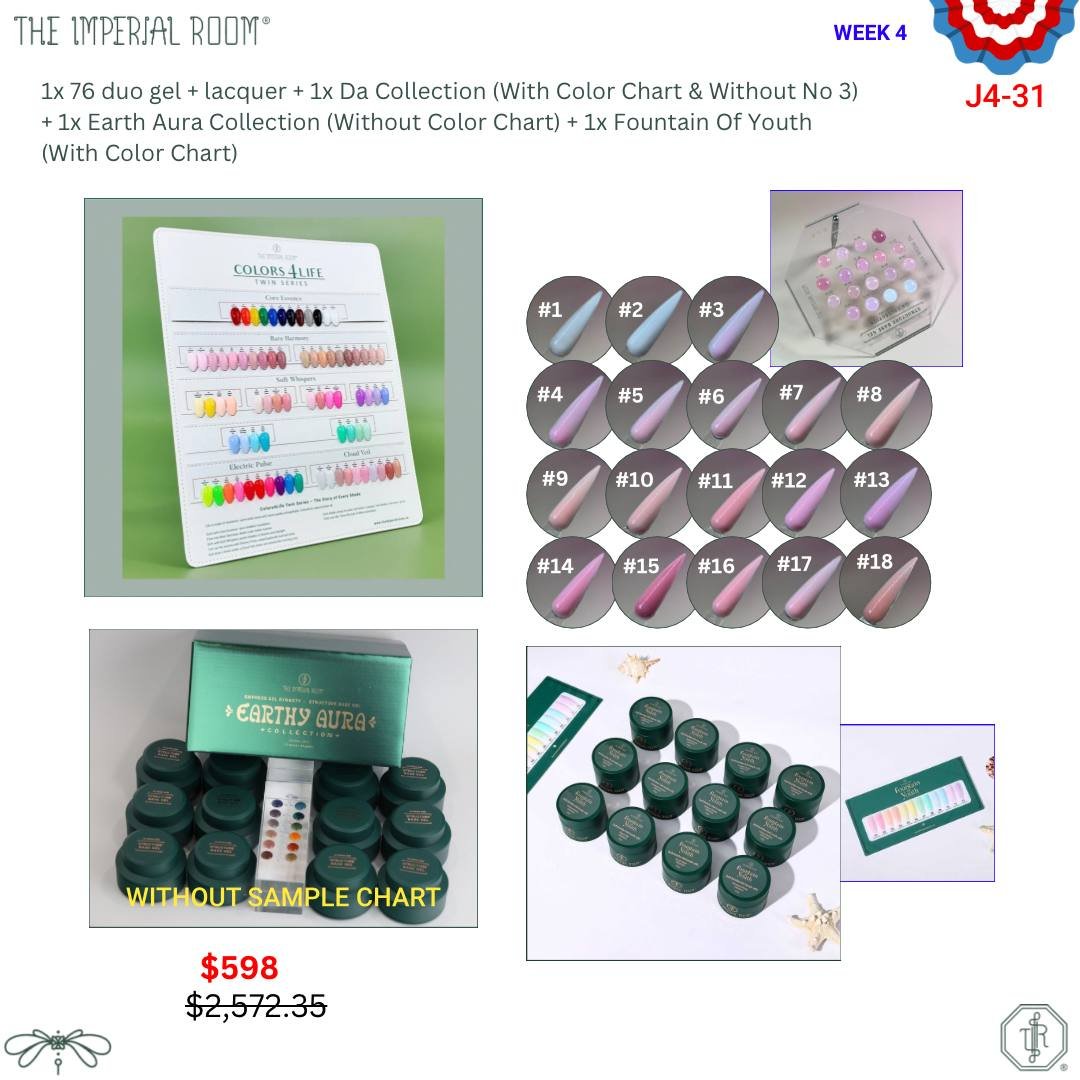 4TH JULY SALE - TIR - Colors4Life & Structure Base Gel Bundle