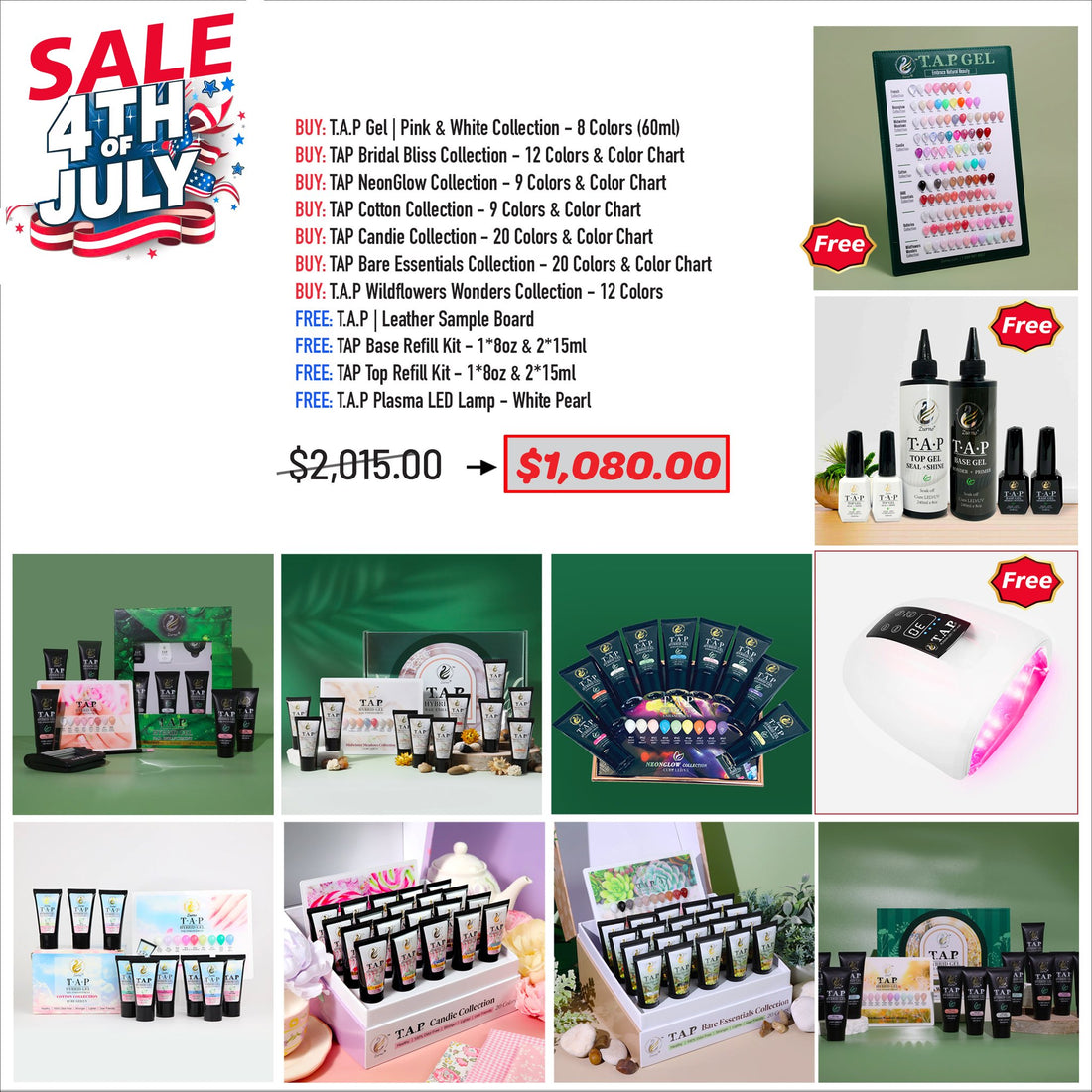 4TH JULY SALE - TAP Collections Bundle