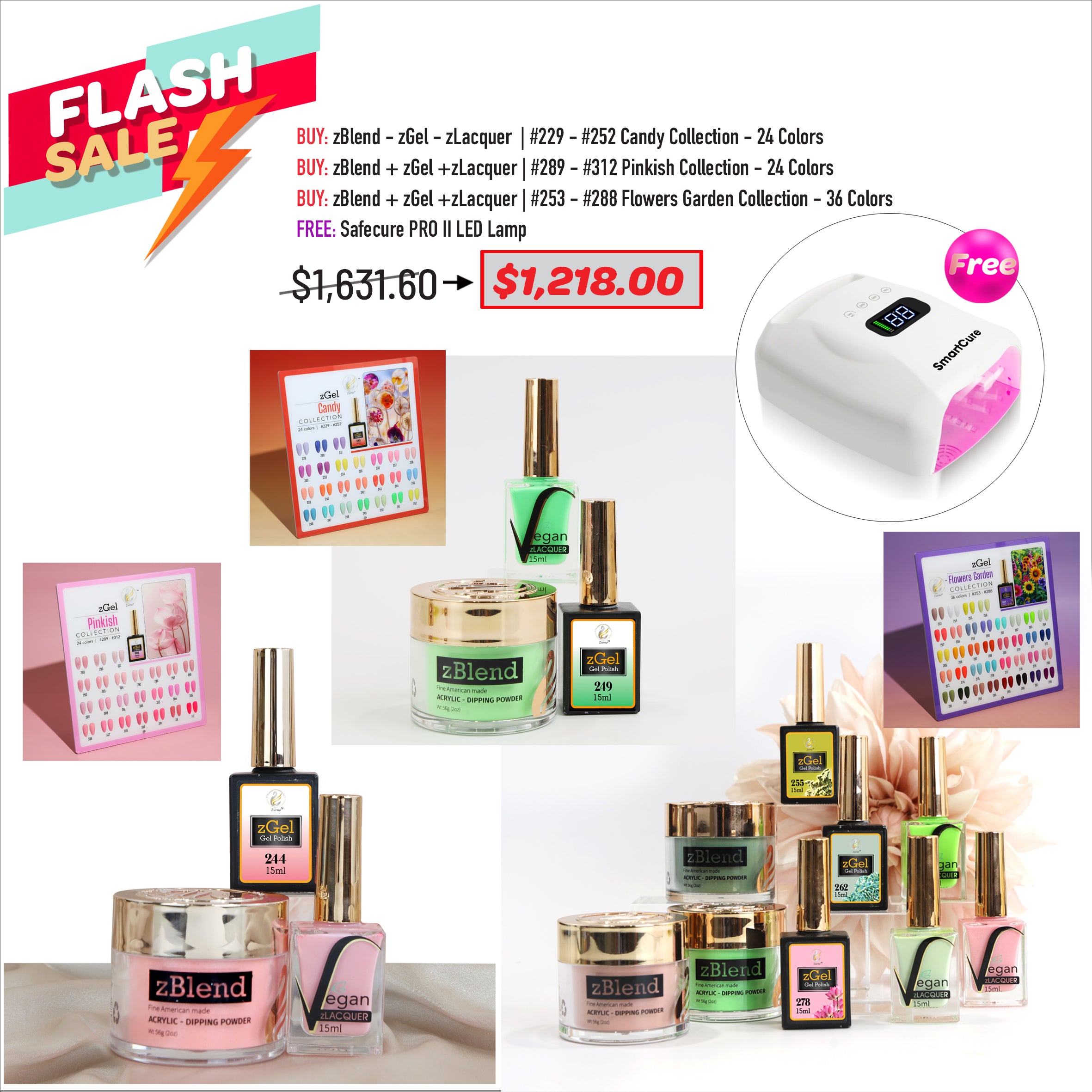 ルクジェルカラーセット FLASH SALE - zBlend zGel zLacquer - Collection Bundle – Nailsjobs