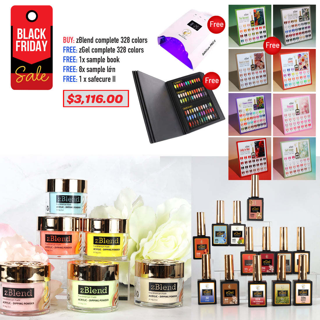 BLACK FRIDAY SALE - zBlend - zGel Complete Set