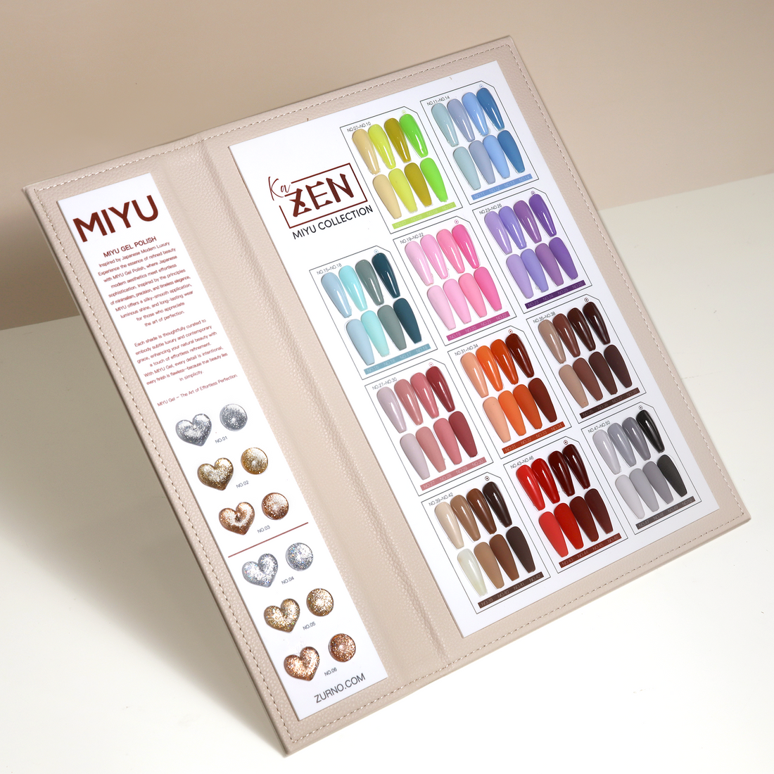 KaZEN | Miyu Gel Polish Collection (50 Colors) - Cream Edition