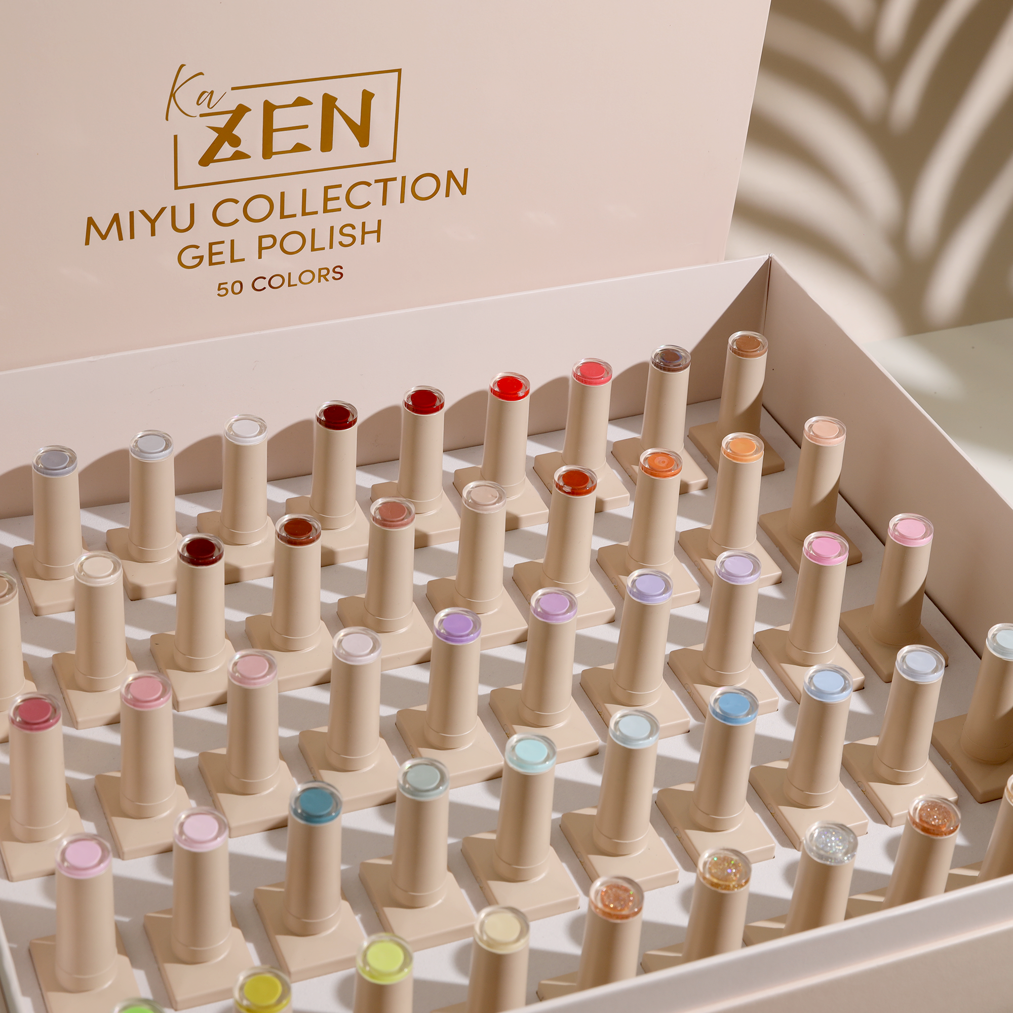 KaZEN | Miyu Gel Polish Collection (50 Colors) - Cream Edition