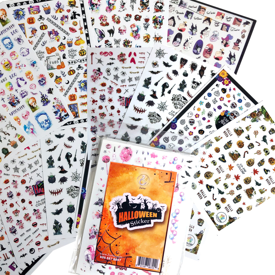 CLEARANCE (NO REFUND/ NO RETURN) - Halloween sticker Set 1 (36pcs)