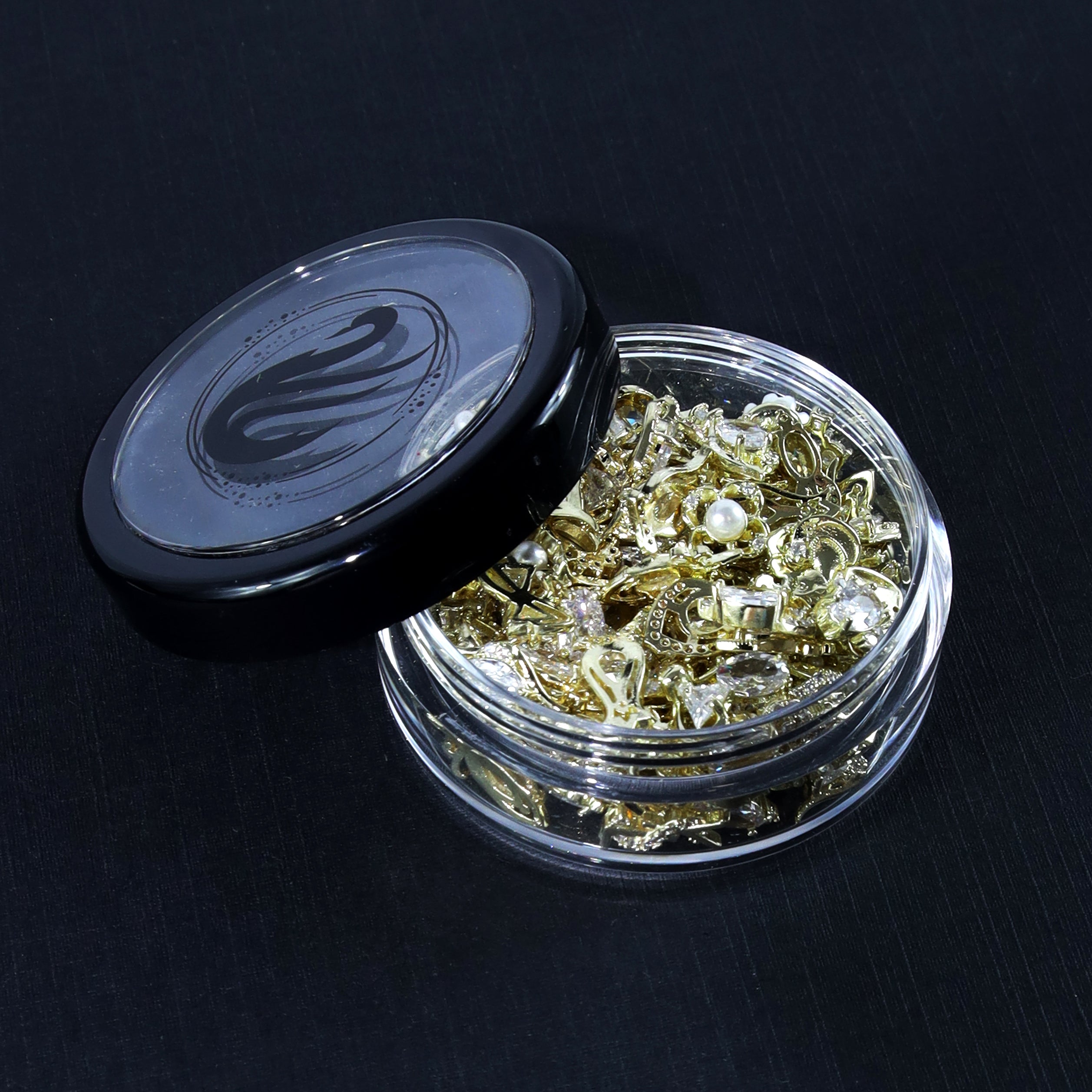 CLEARANCE (NO REFUND/ NO RETURN) - Nail Art Zircon Charm Mix Design - 100 pcs/bag