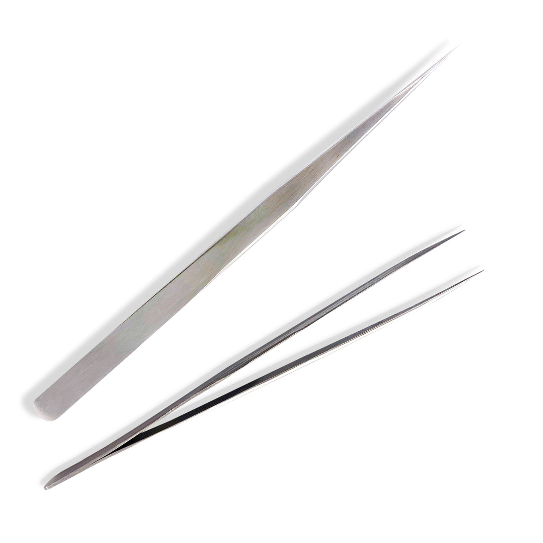 CLEARANCE (NO REFUND/ NO RETURN) - Straight Tweezers (2pcs)