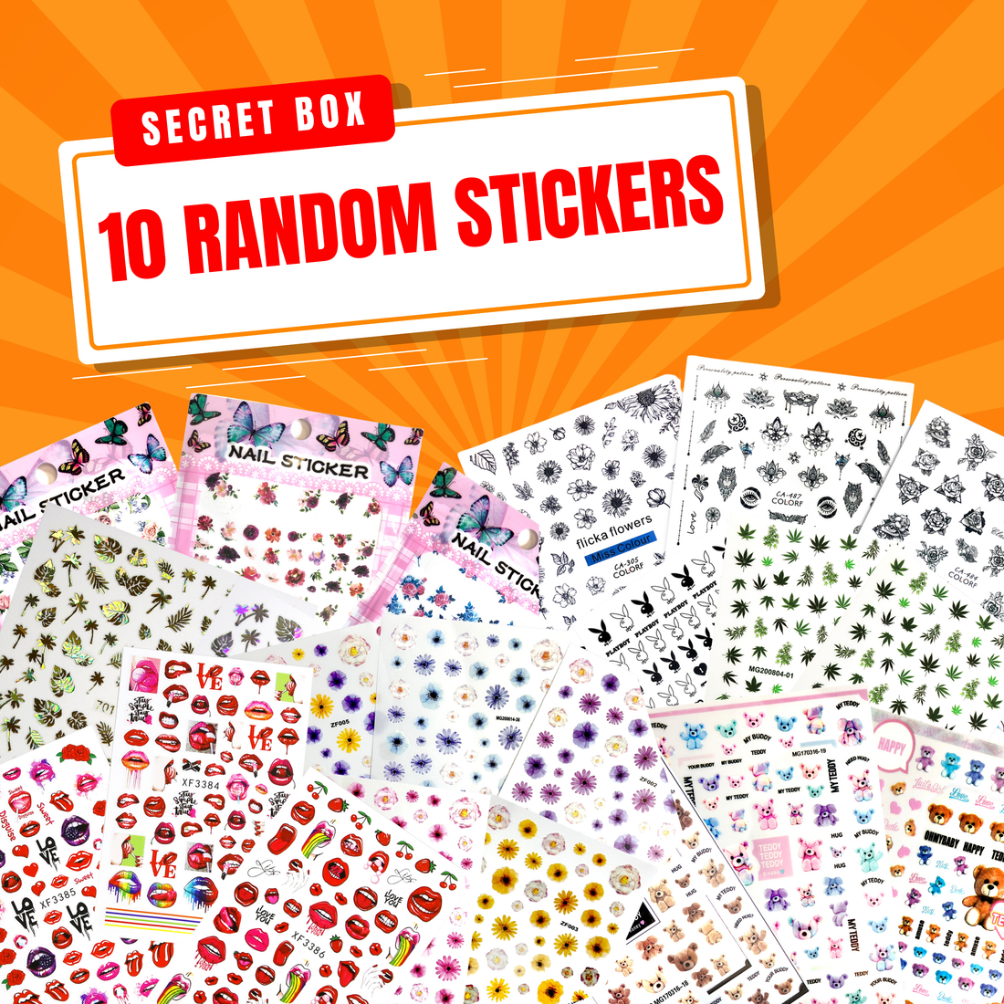 [CLEARANCE - NO REFUND/NO RETURN] - Random Stickers
