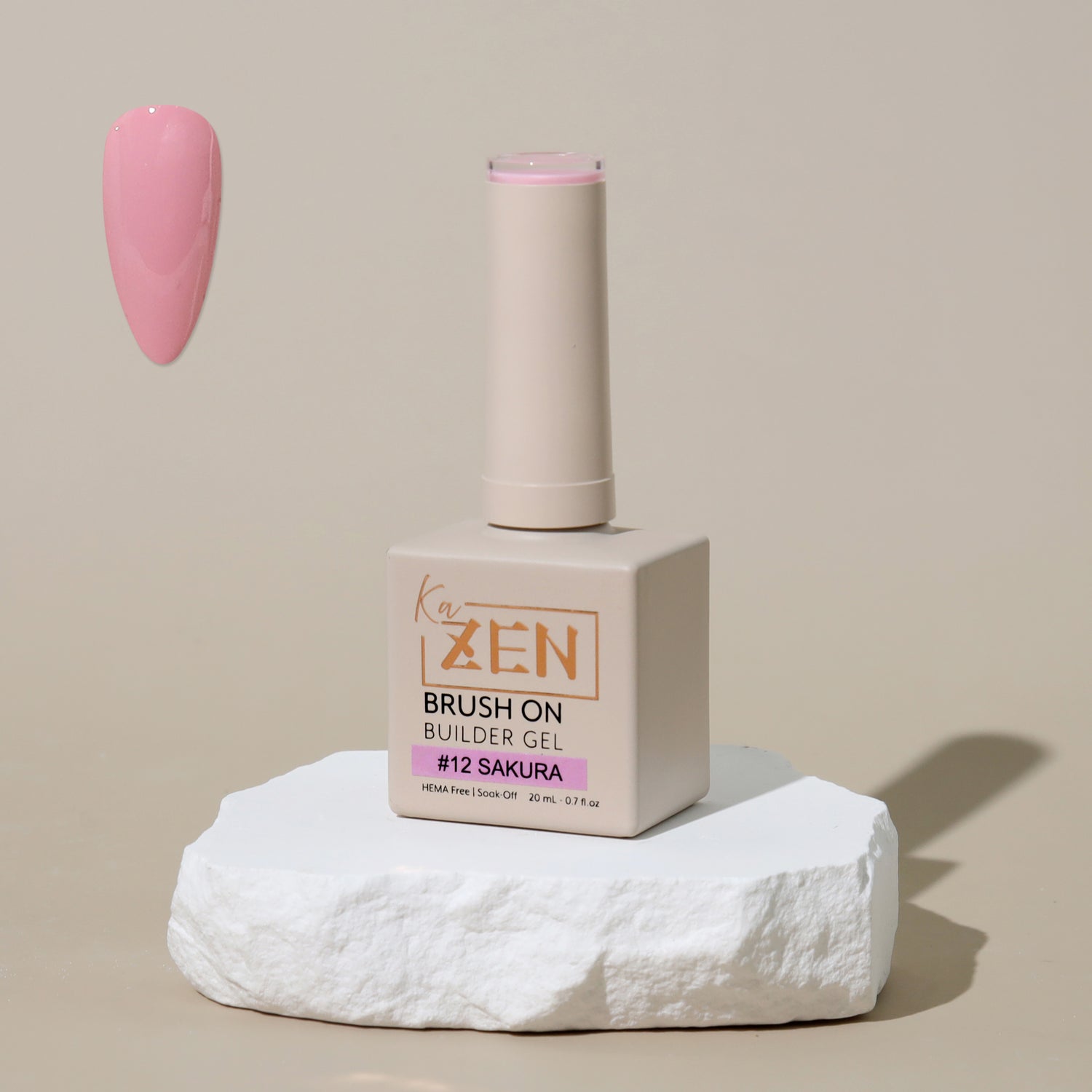 KaZEN | Brush-on Builder Gel - 12 Colors