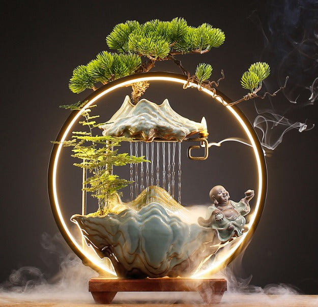 Harmony LED Waterfall Incense Fountain – Nailsjobs by Zurno