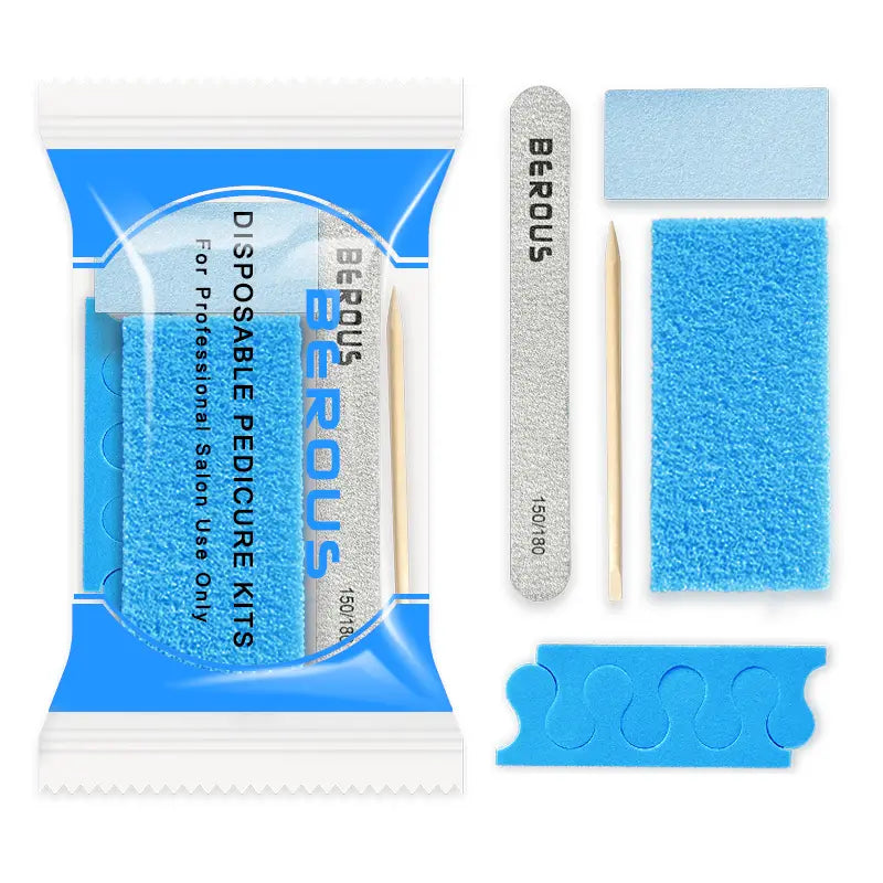 Berous Factory Price 200sets/case Professional 4pcs Pedicure Manicure Kit for Nail Spa