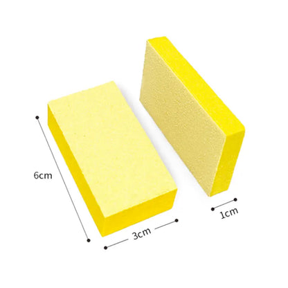 Custom Nail Buffers Double-sided EVA Sponge Disposable 2 Ways Sanding Block Nail Buffer Wholesale