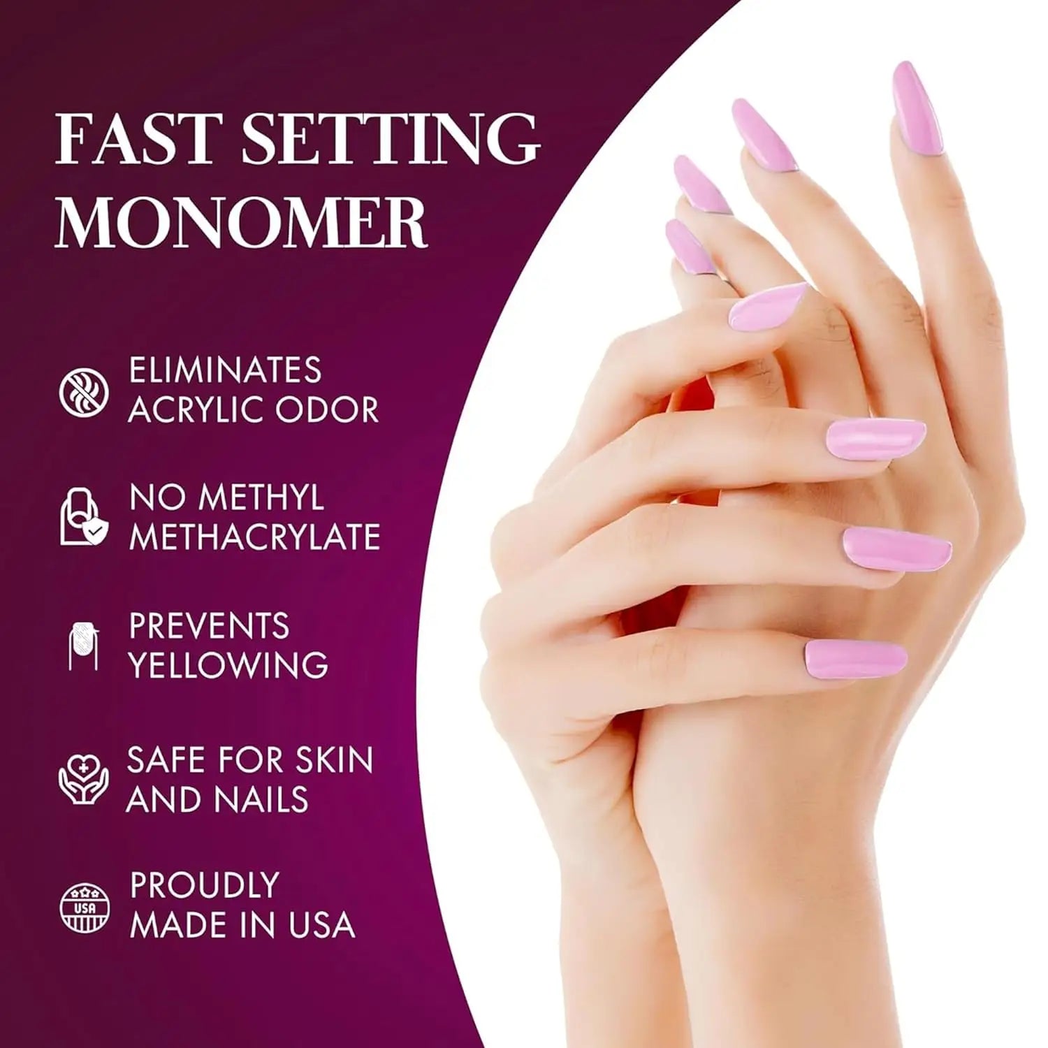 Joya Mia Fast setting EMA Liquid Monomer for Acrylic nails