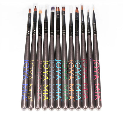 Joya Mia Professional Kolinsky Nail Art Brush Set