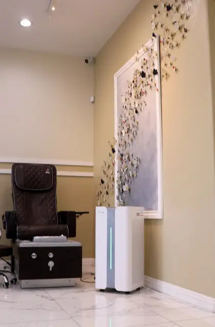 O2 FLOW Commercial size Air Purifier with Hepa and carbon filter