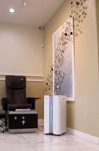 O2 FLOW Commercial size Air Purifier with Hepa and carbon filter