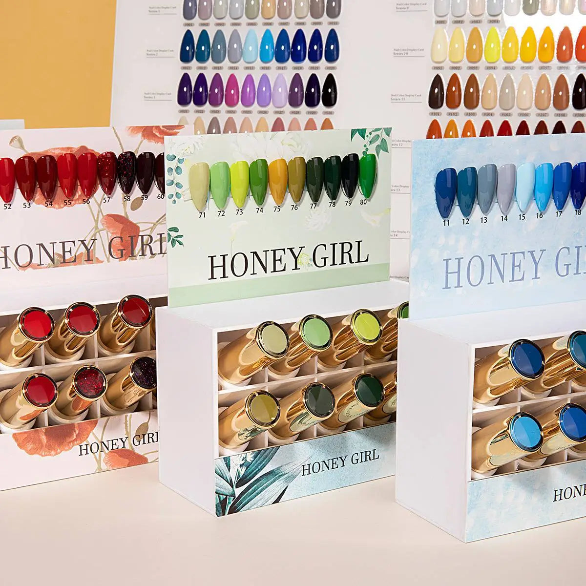 HONEY GIRL Gel Polish Set – 160 Colors - 12ml each