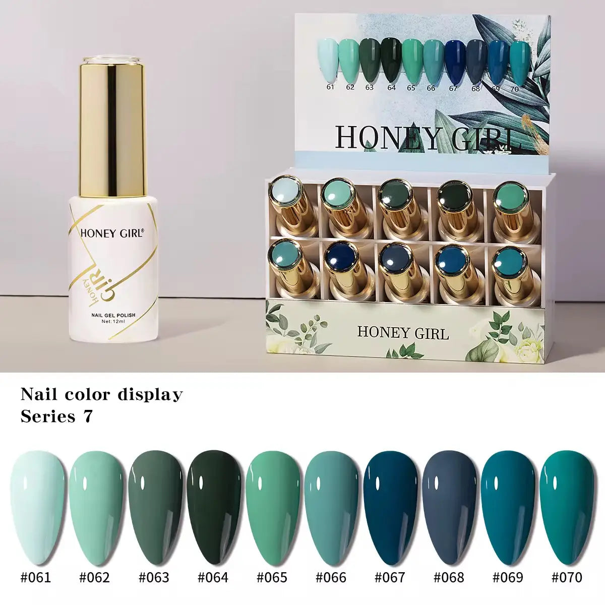 HONEY GIRL Gel Polish Set – 160 Colors - 12ml each