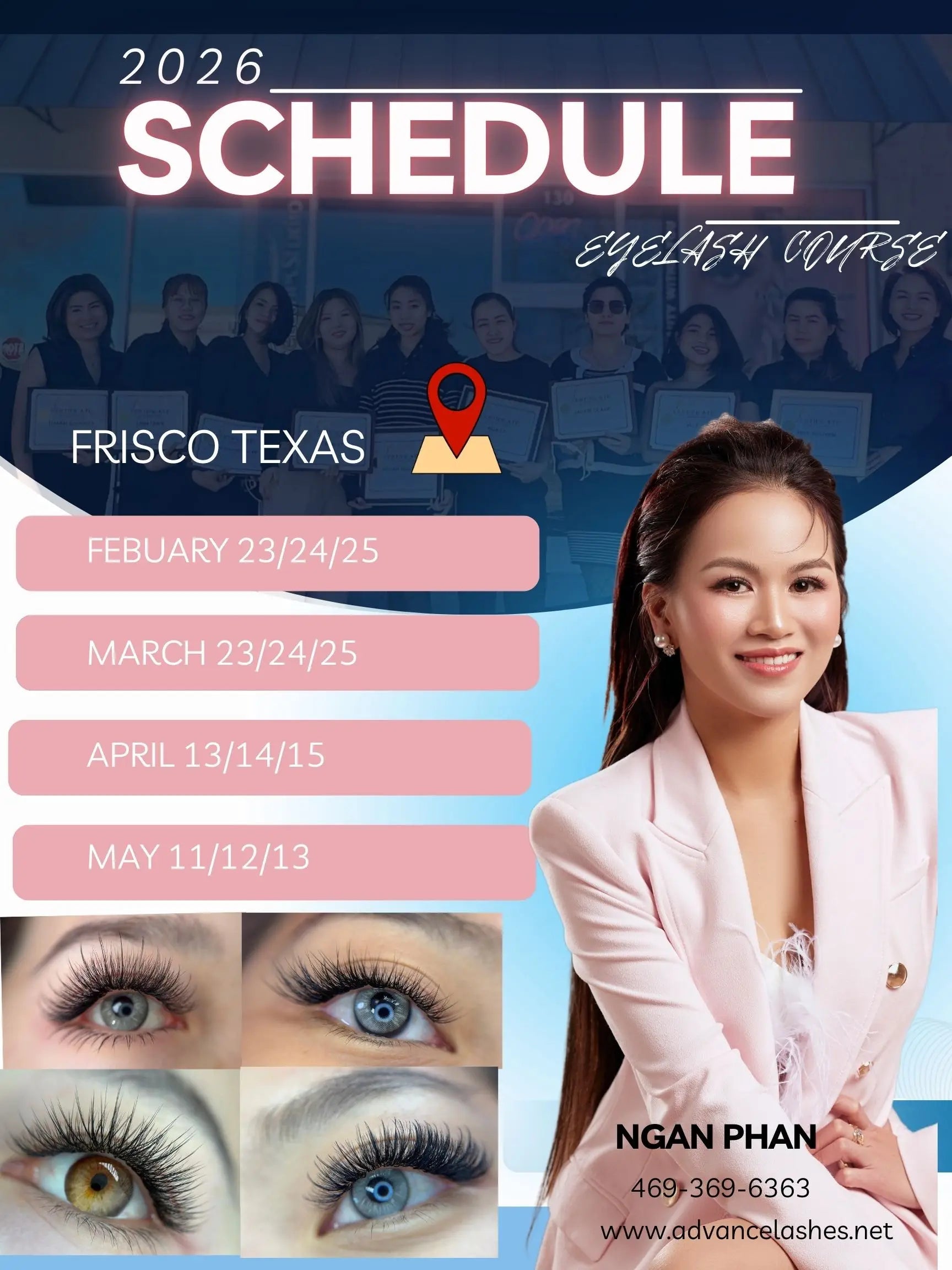 2026 Eyelash Extensions – Class Registration Deposit