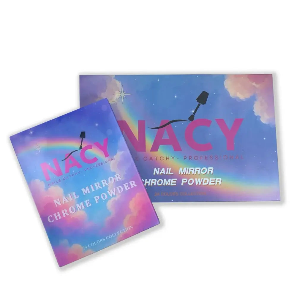 Nacy High Brightness Auora Chrome Mirror Powder Set 24 Colors