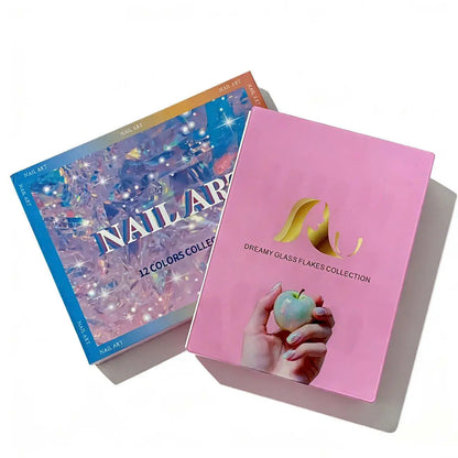 AU Nails Dreamy Glass Flakes Collection