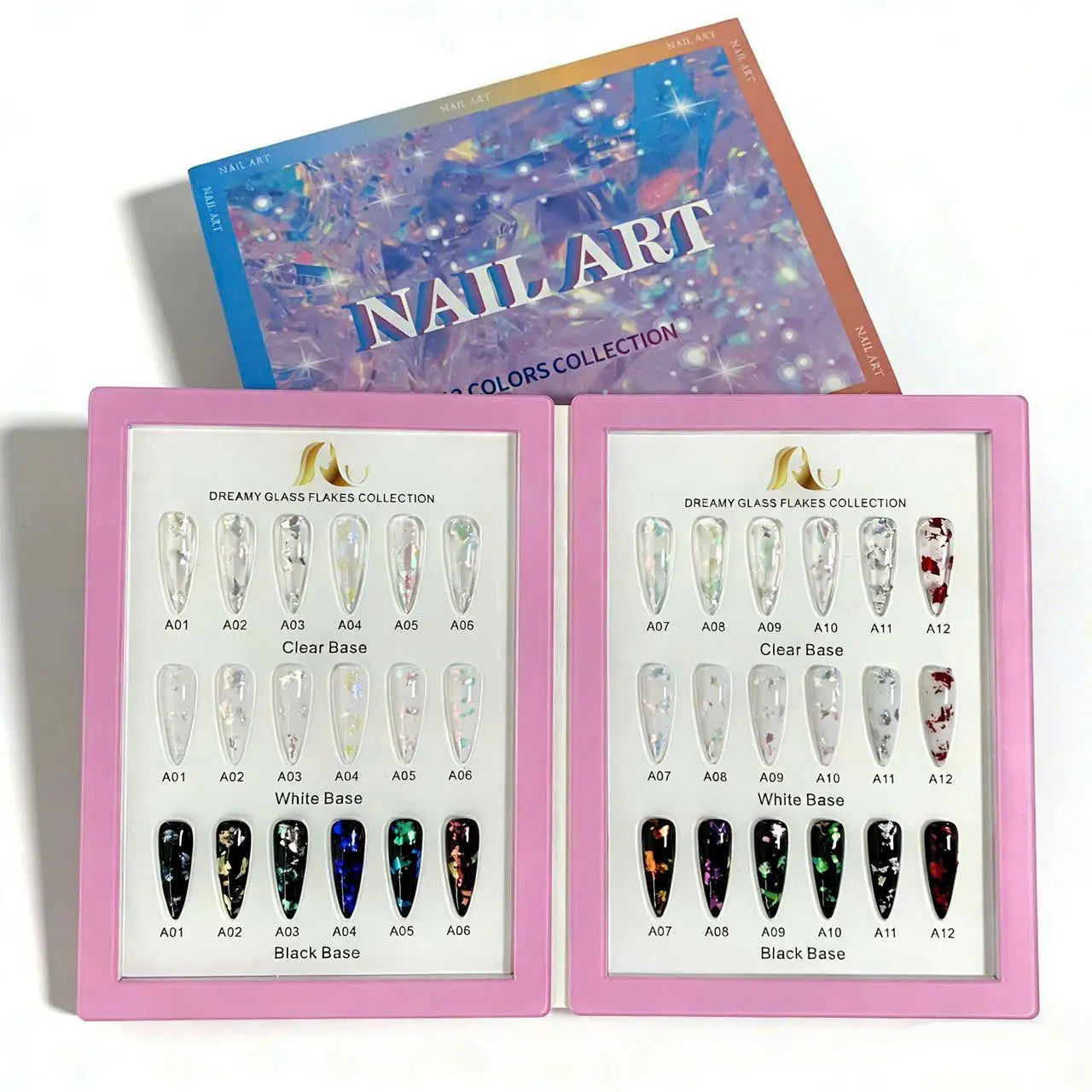 AU Nails Dreamy Glass Flakes Collection