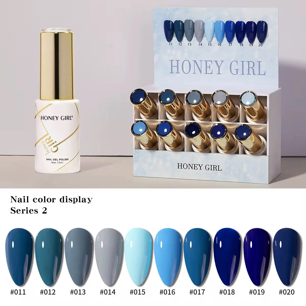 HONEY GIRL Gel Polish Set – 160 Colors - 12ml each