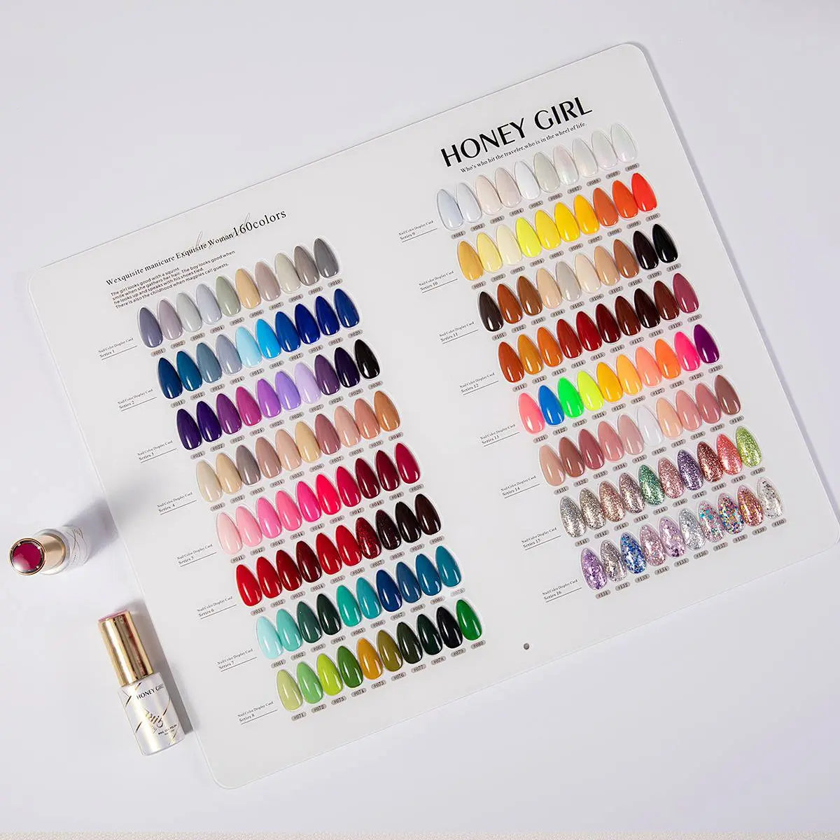 HONEY GIRL Gel Polish Set – 160 Colors - 12ml each