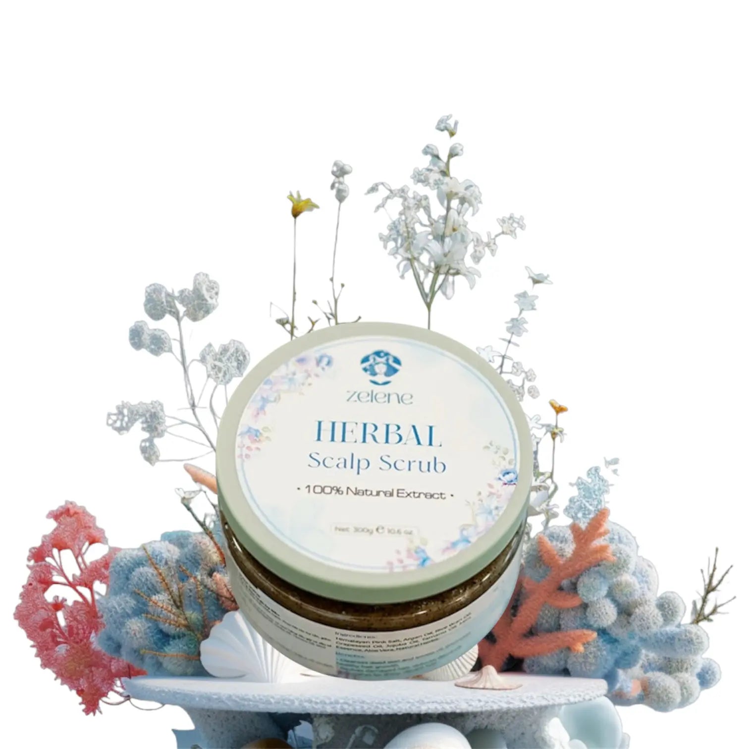 Zelene Herbal Scalp Scrub | Flakes | Oily Scalp