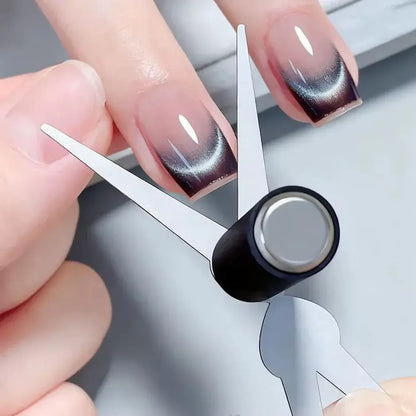 Nacy French V Shape Strong Magnet Cat Eye Tool