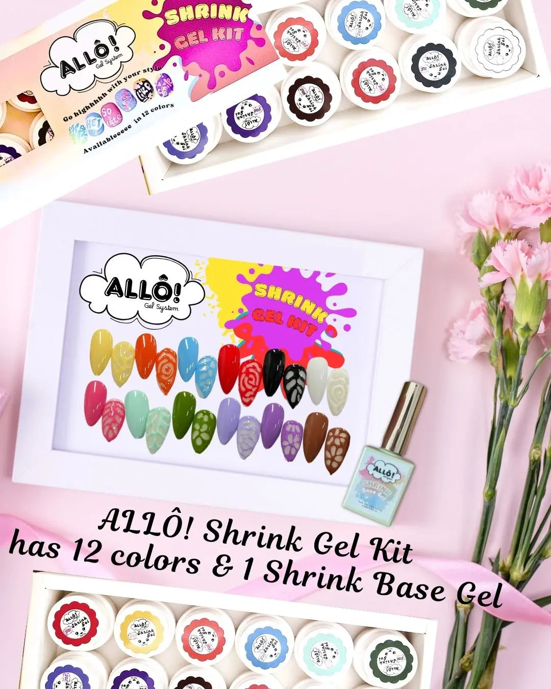 MEMORIAL DEAL - ALLÔ Shrink Gel Art Design - Available in 12 colors
