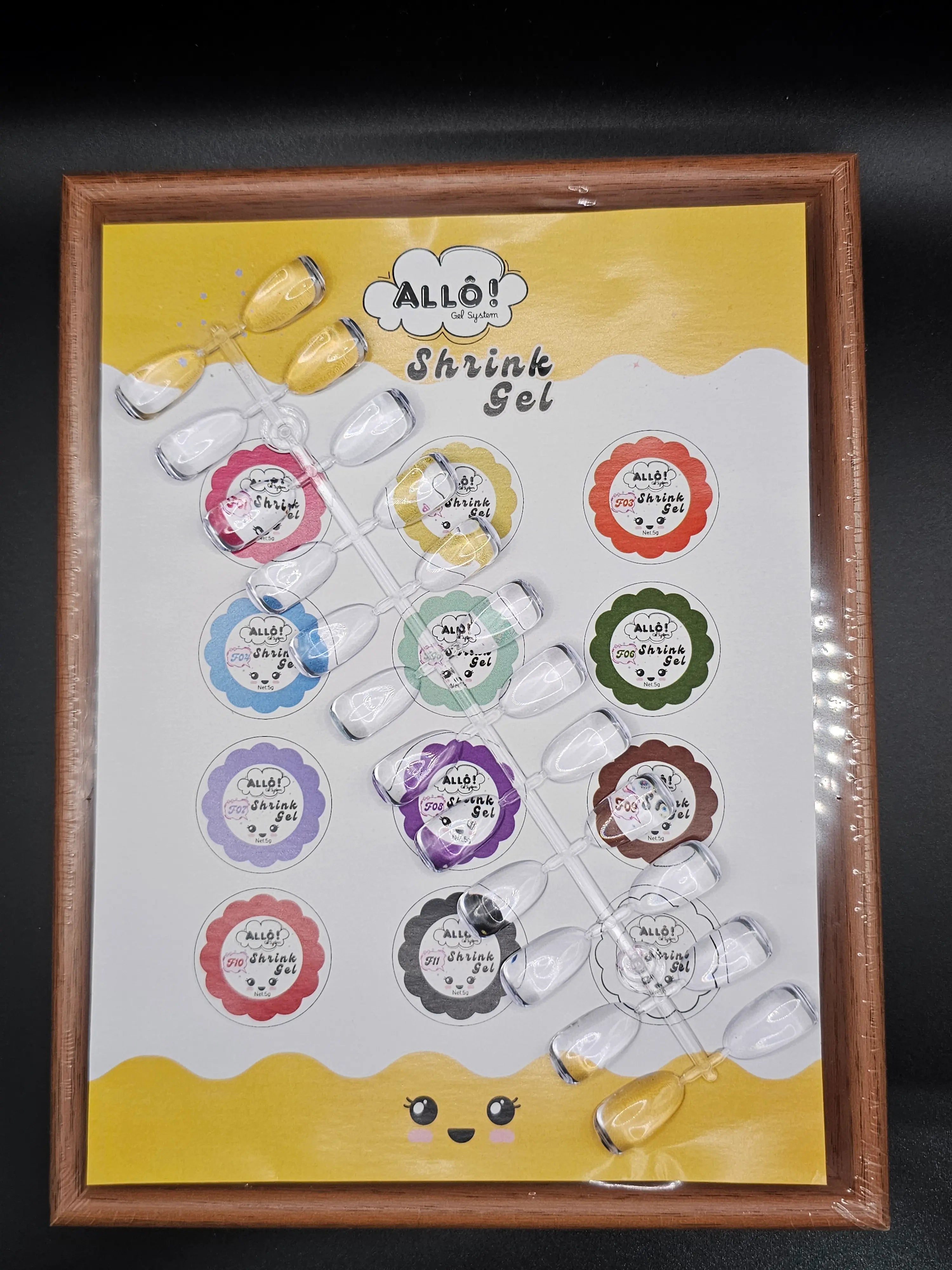ALLÔ Shrink Gel Art Design - Available in 12 colors