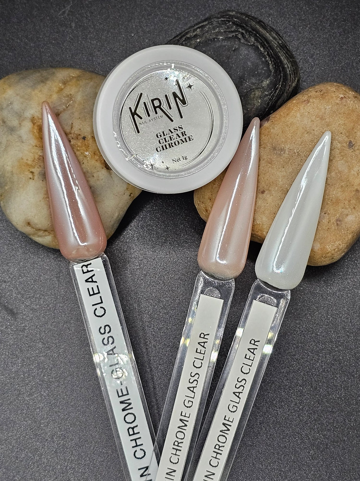 KIRIN Glass Clear Chrome Powder