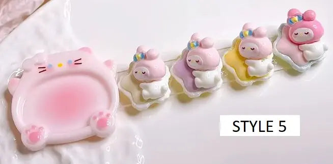 Multi-Functional Cute 3D Nail Brush Holder &amp; Wash Cup - Various Styles Available