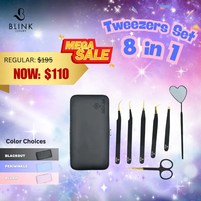 BLINK MEGA SALE | Tweezer Set 8in1