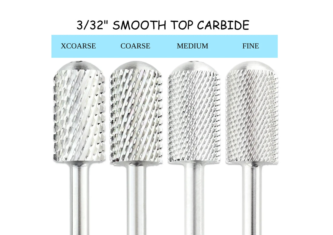 3/32" Smooth Head Large Barrel Silver Carbide Bit (F - 5XC)