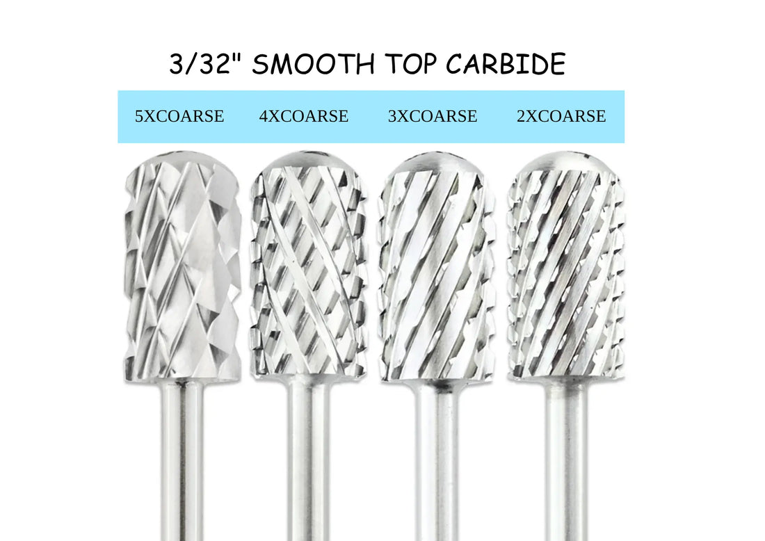 3/32" Smooth Head Large Barrel Silver Carbide Bit (F - 5XC)