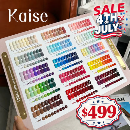 KAISE Gel Polish Complete Set - 135 Colors