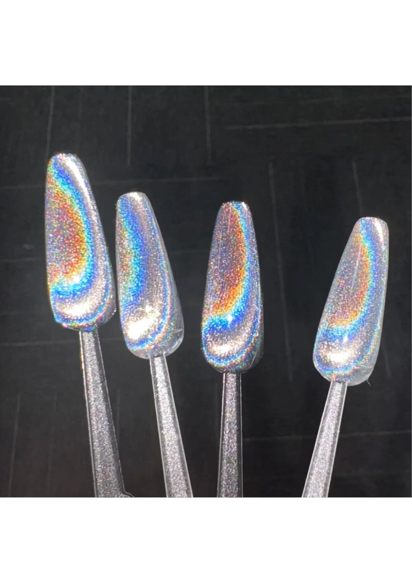 KIRIN 2-in-1 Holographic Cat Eye Magnetic Chrome Powder