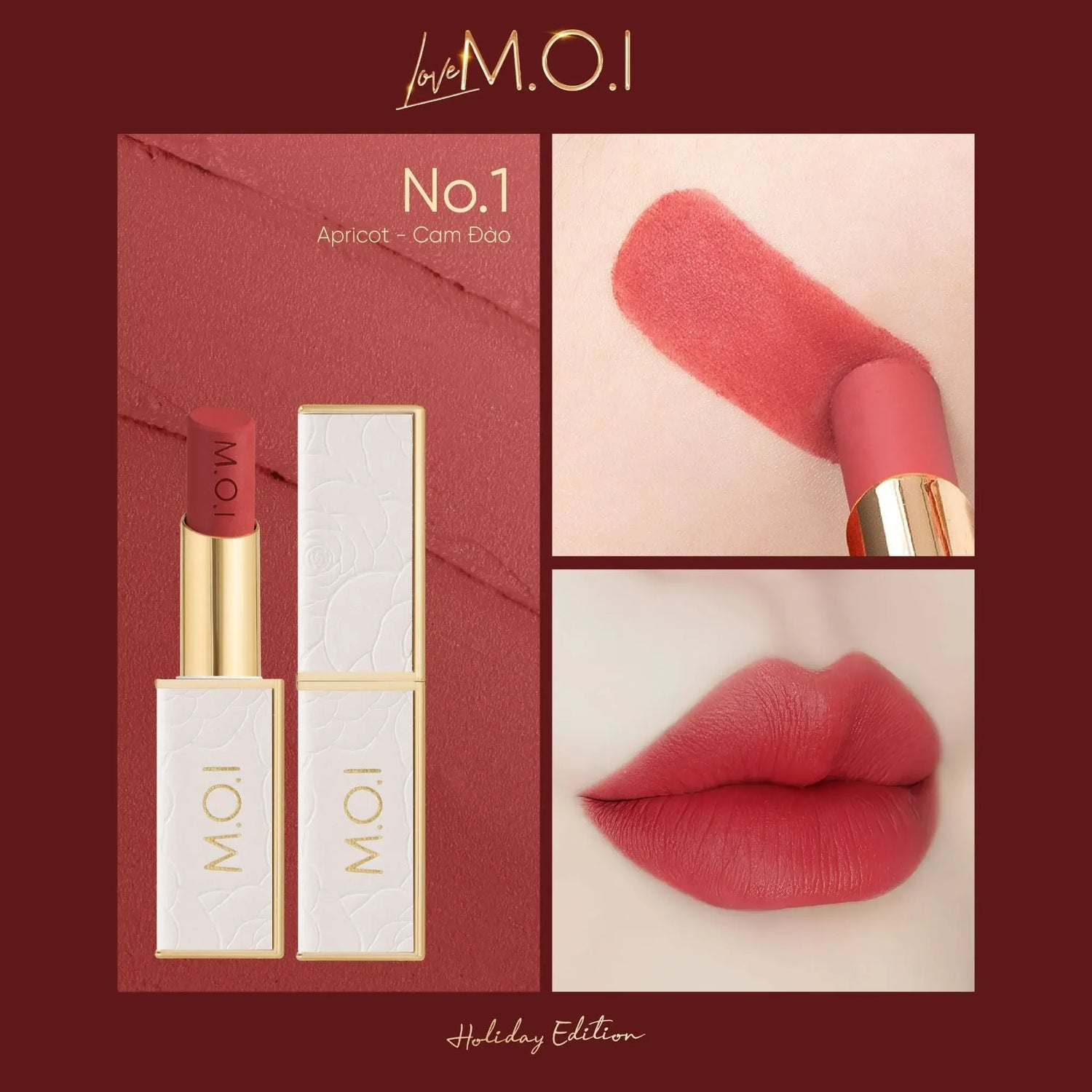 Son Thỏi Love M.O.I - Holiday Lipstick Edition 2.7g