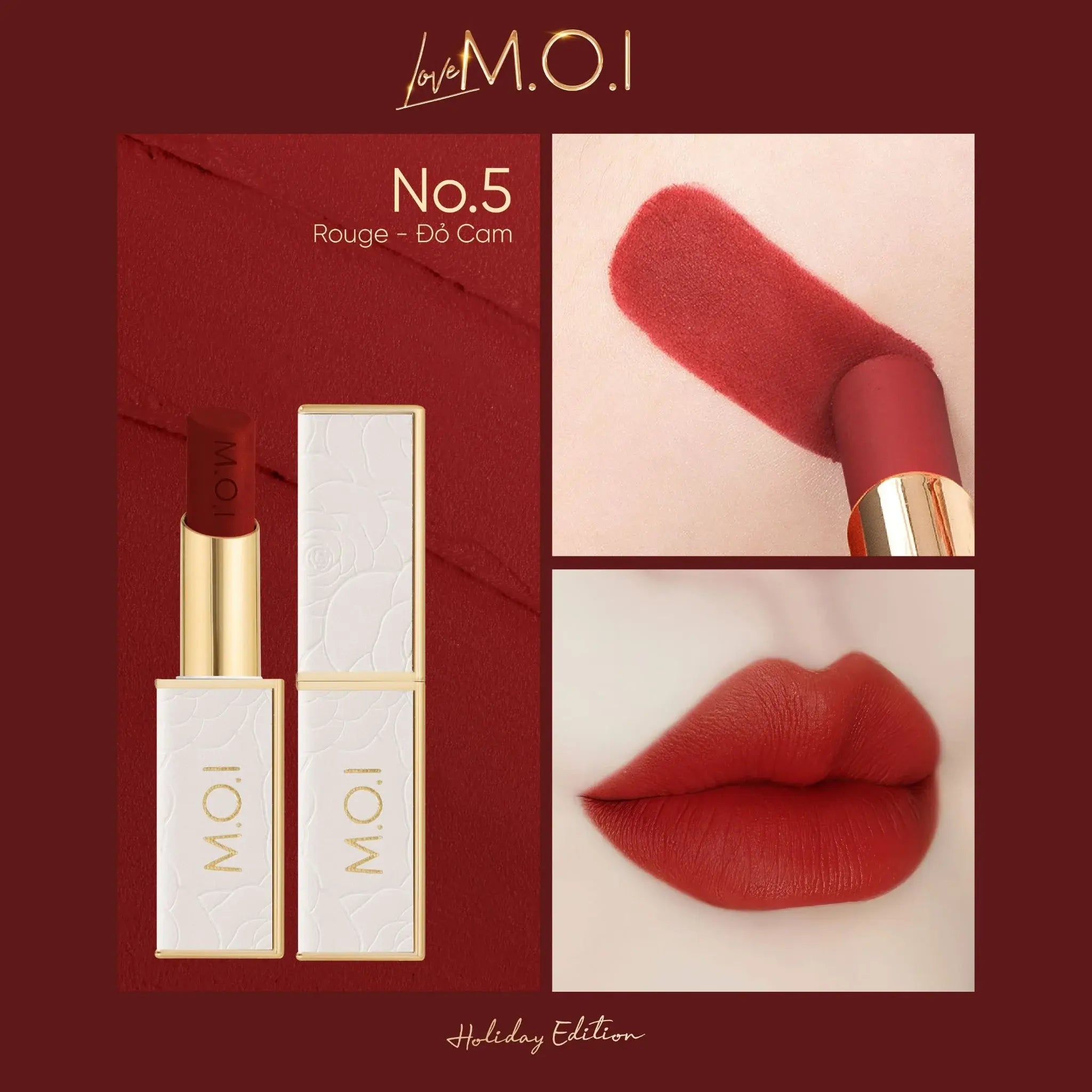 Son Thỏi Love M.O.I - Holiday Lipstick Edition 2.7g