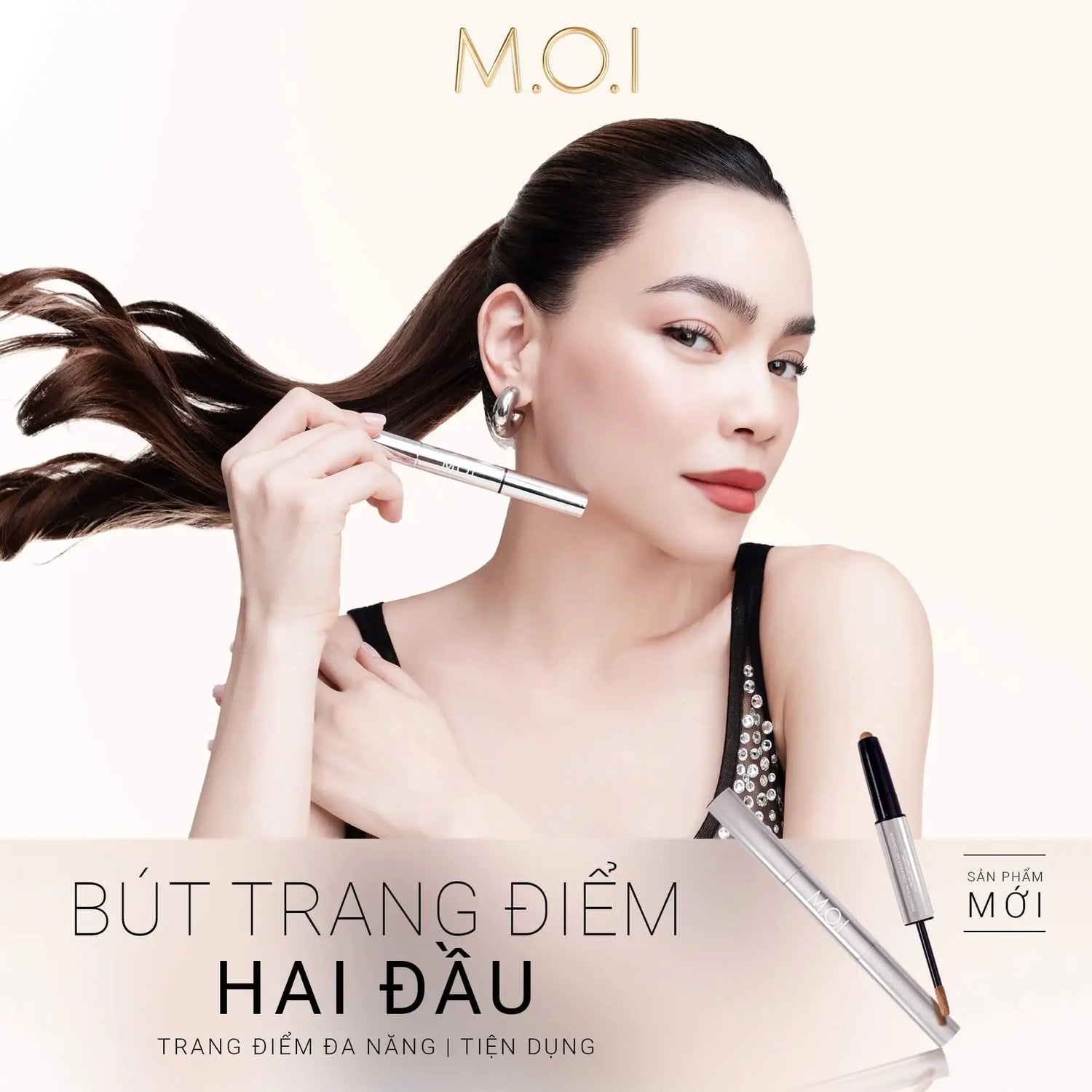 Bút Trang Điểm 2 Đầu - M.O.I Perfect Dual Concealer &amp; Contour 2.5g &amp; 4.5g